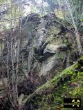 Diabasbombentuff-Felsen am Alten Schloss und im Tal der Sächsischen Saale bei Köditz nahe Hof, Oberfranken, Bayern, (D) (5) 04. Oktober 2014.JPG